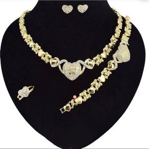 18kt gold filled 4 piece set-will not tarnish